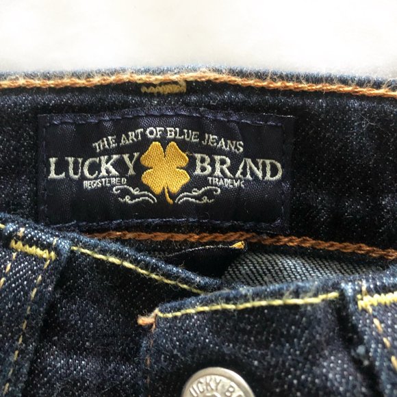 Lucky Brand Denim Blue Jeans Butterfly Embroidered 3T NWOT - Picture 3 of 8